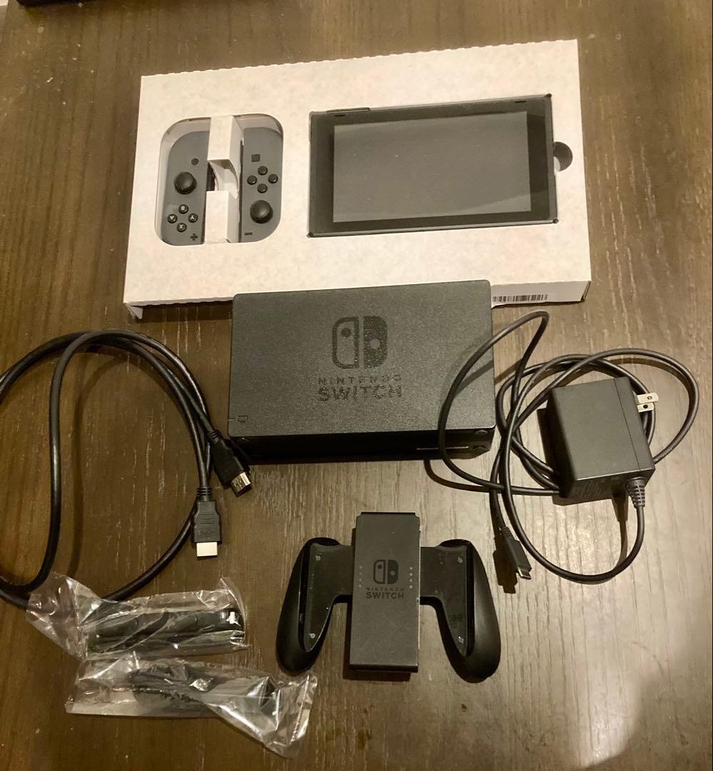 【動作確認済み】Nintendo Switch グレー 本体【現行モデル】