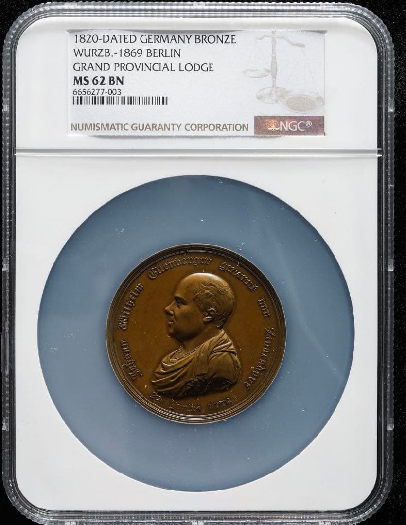 TOP POP ‼️フリーメイソン グランドロッジ創立50周年記念メダル1821年