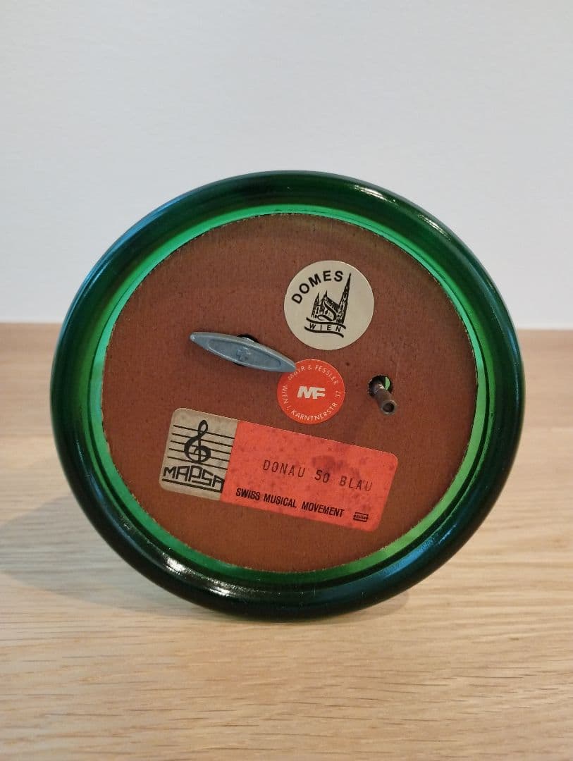 希少 レア ウィーン ワイングラス スイス MAPSA オルゴール アンティーク