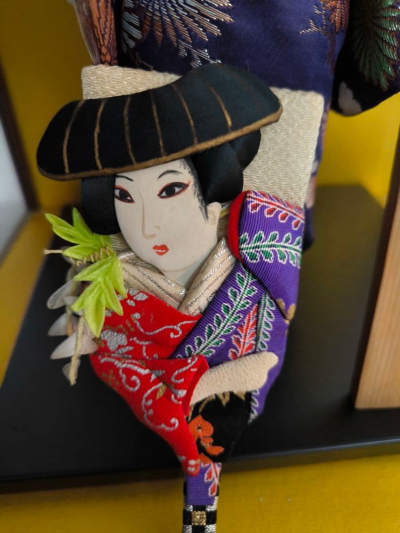 日本人形 芸妓 ガラスケース付き
