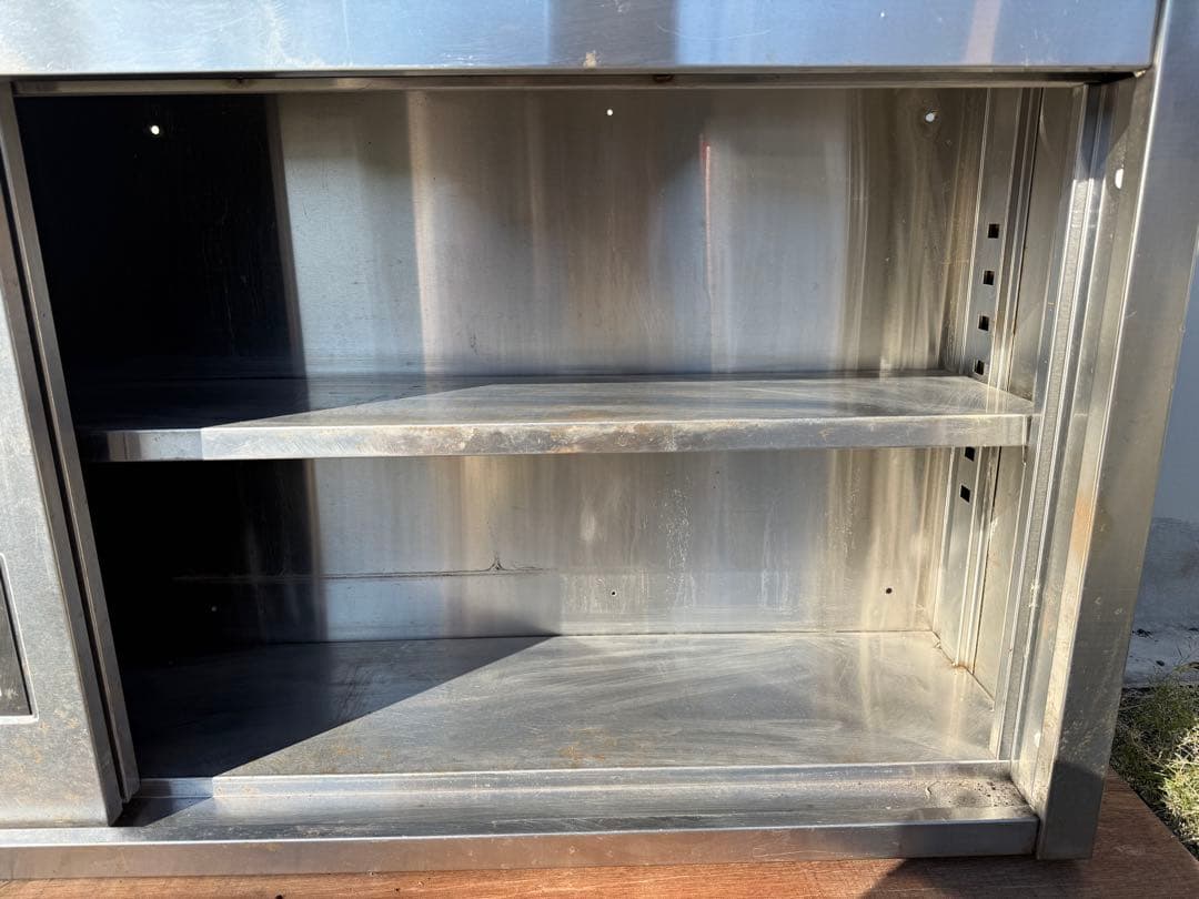 O-1883】吊戸棚 スチール製 厨房機器 収納棚 業務用