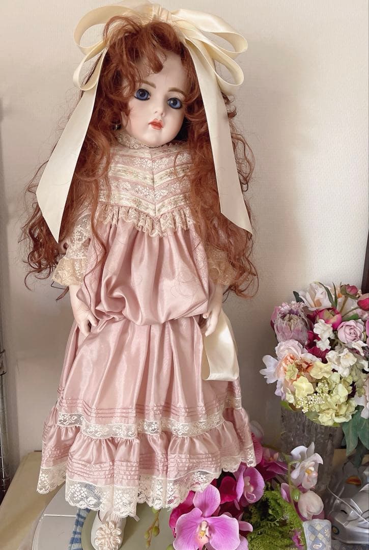 アンティークドール ビスクドール - メルカリ
