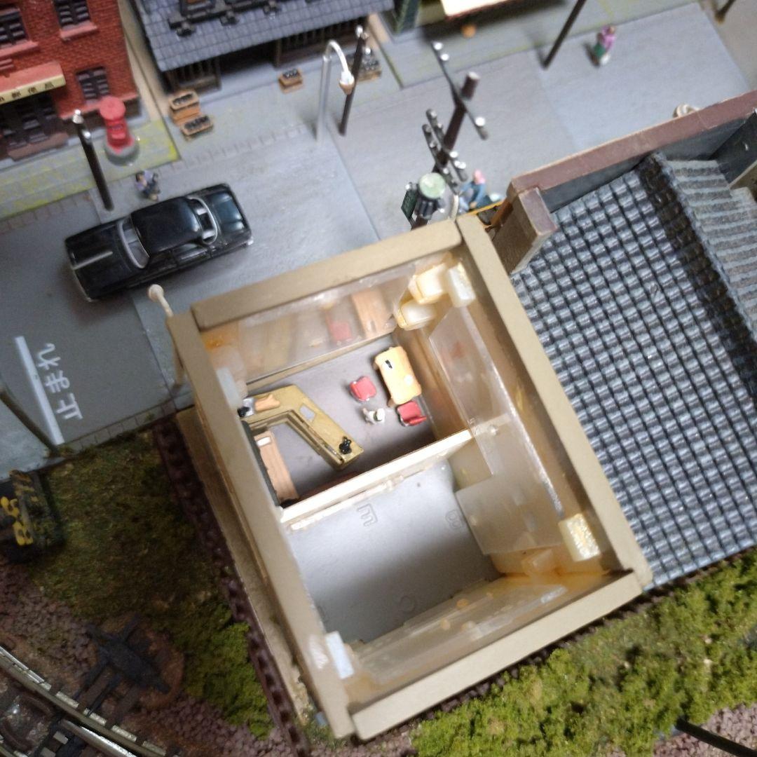 Nゲージ 鉄道模型 街並み ジオラマ
