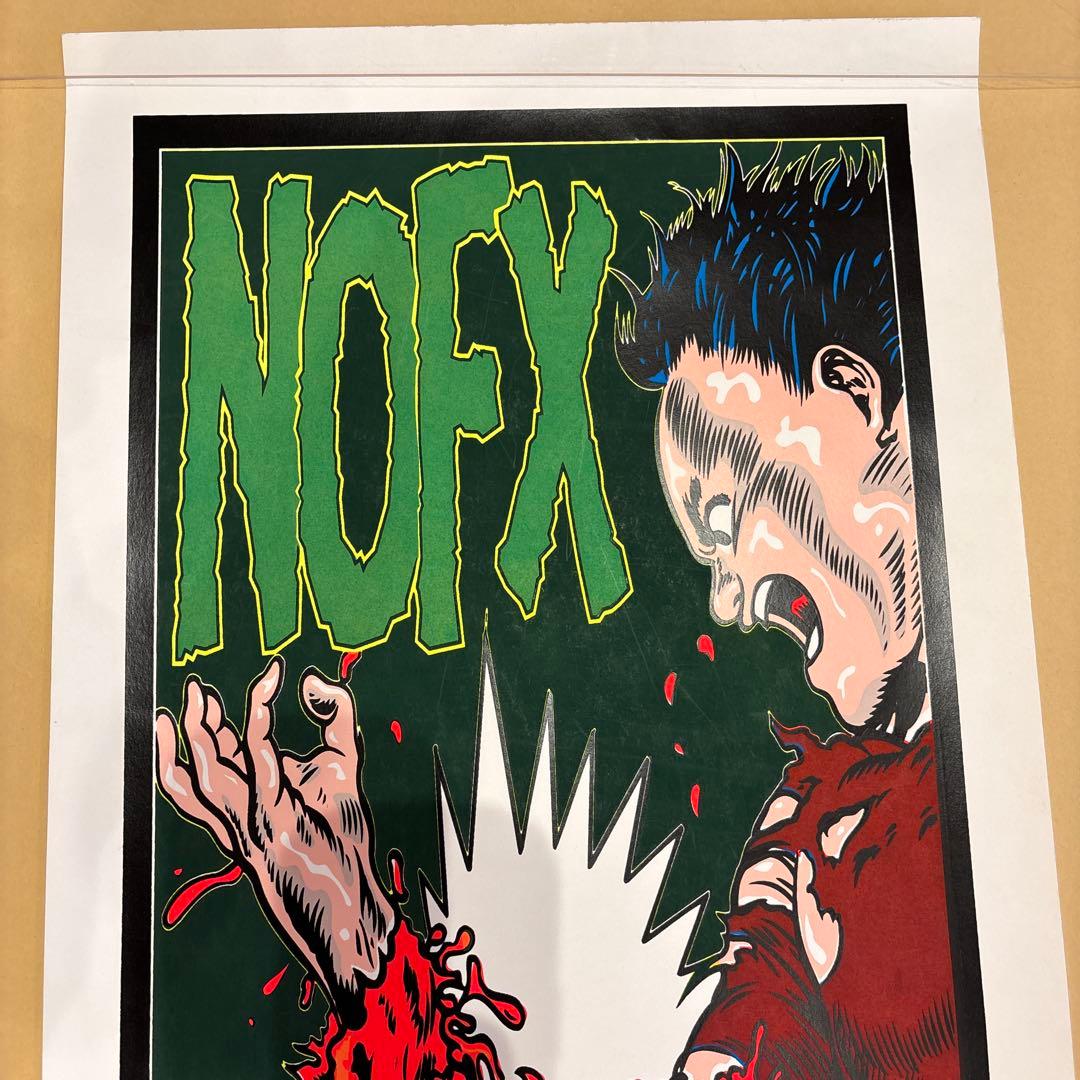 TAZ NOFX シルクスクリーンポスター AKIRA TAZ NOFX シルクスクリーン