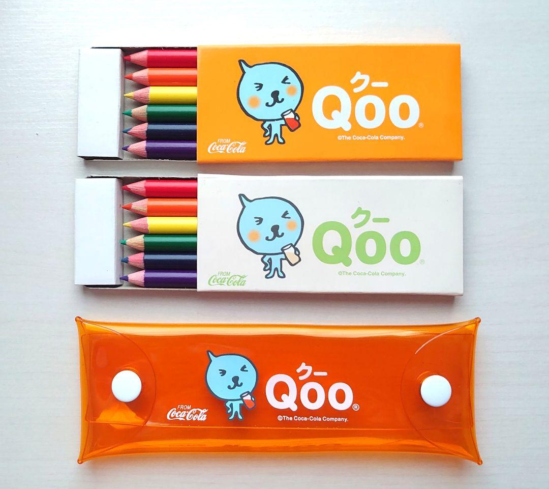 昭和レトロ コカコーラ Qoo クー オリジナル色えんぴつ ペンケース
