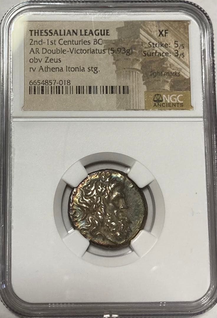 古代ギリシャ テッサリア同盟 銀貨‼︎/テトラドラクマ ローマ帝国