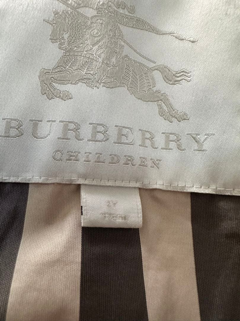 バーバリー ロンドン ベビー ダウン ジャケット コート ネイビー 2Y 美品