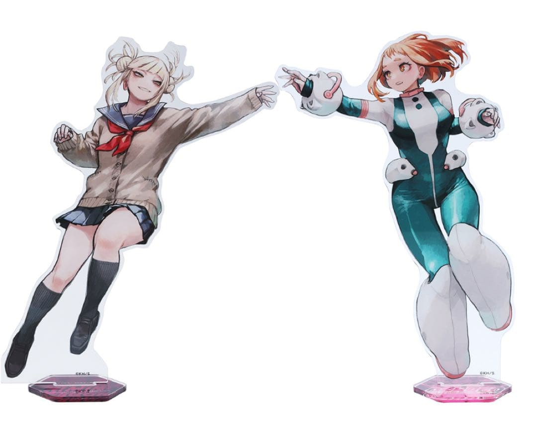 ヒロアカ原画展 限定 アクリルMEGAフィギュア W ウラビティ