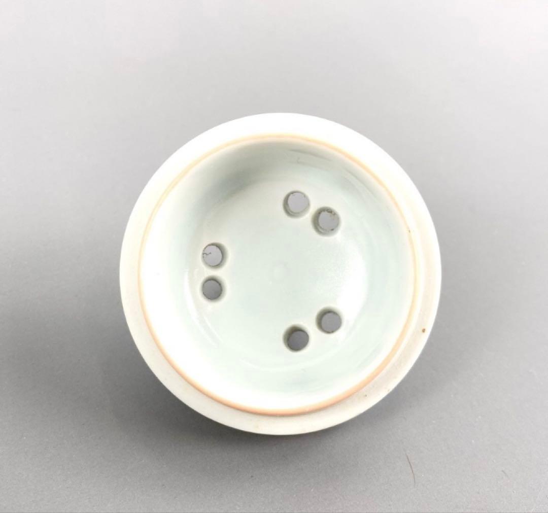 深見陶治　影青香炉　共箱