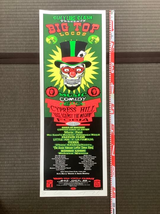 シルクスクリーンポスター ハードコア バンド ヒップホップ 90s 90年代