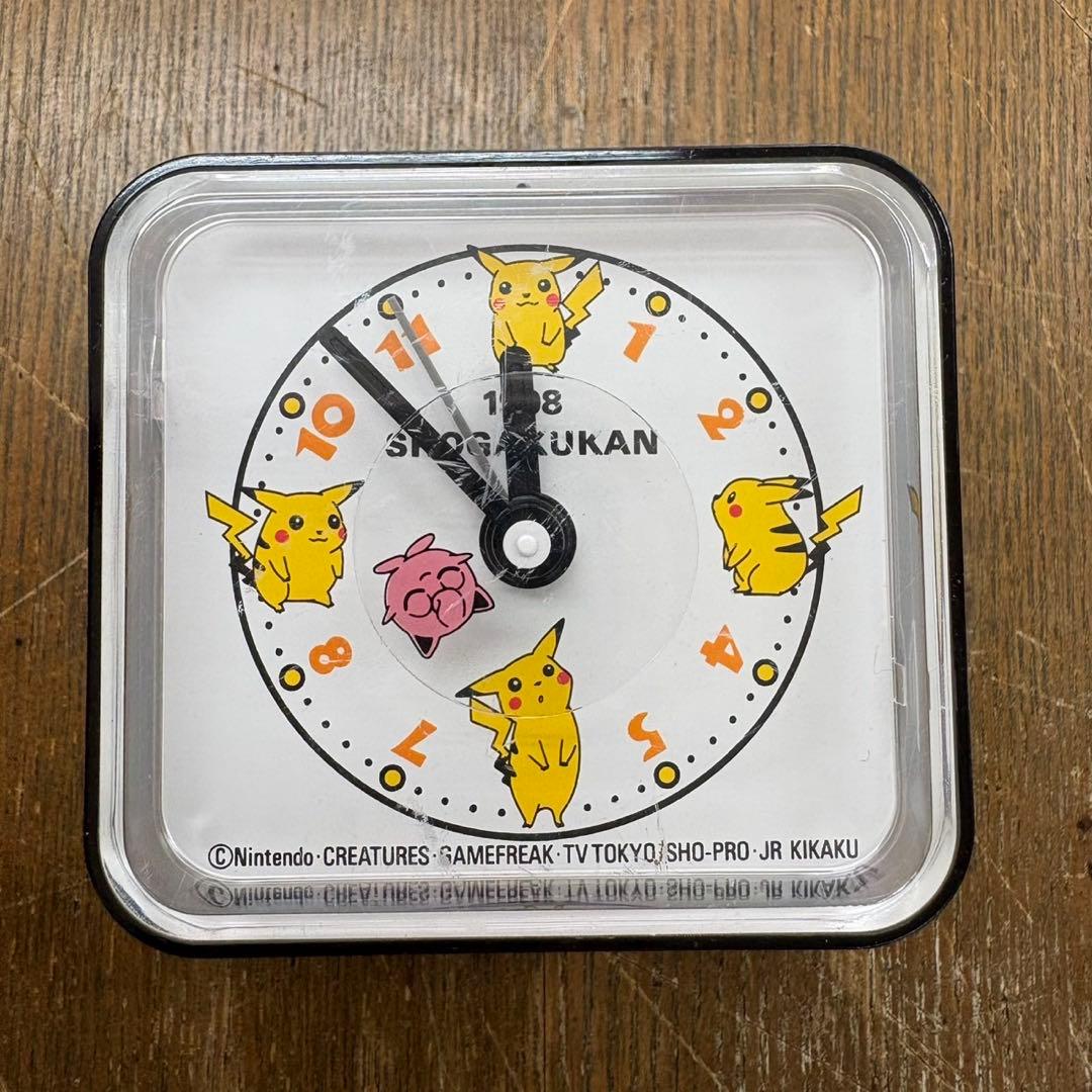 ポケモン 置き時計 ピカチュウ 小学館 1998 希少 - メルカリ