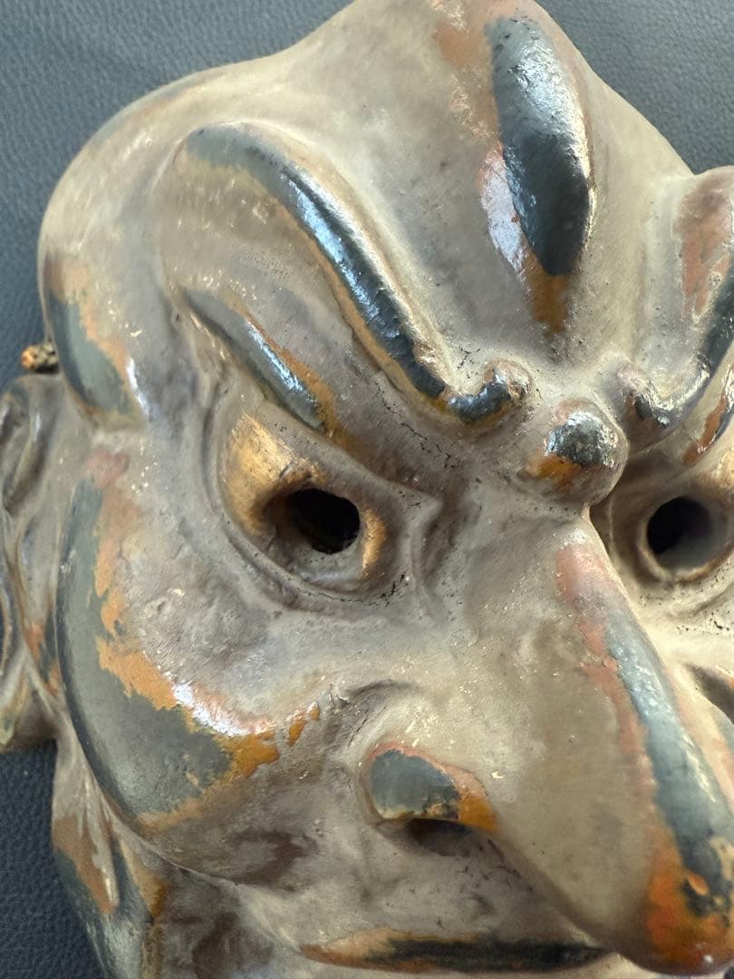 金剛力士 面 神楽面 立体的な造形 - メルカリ