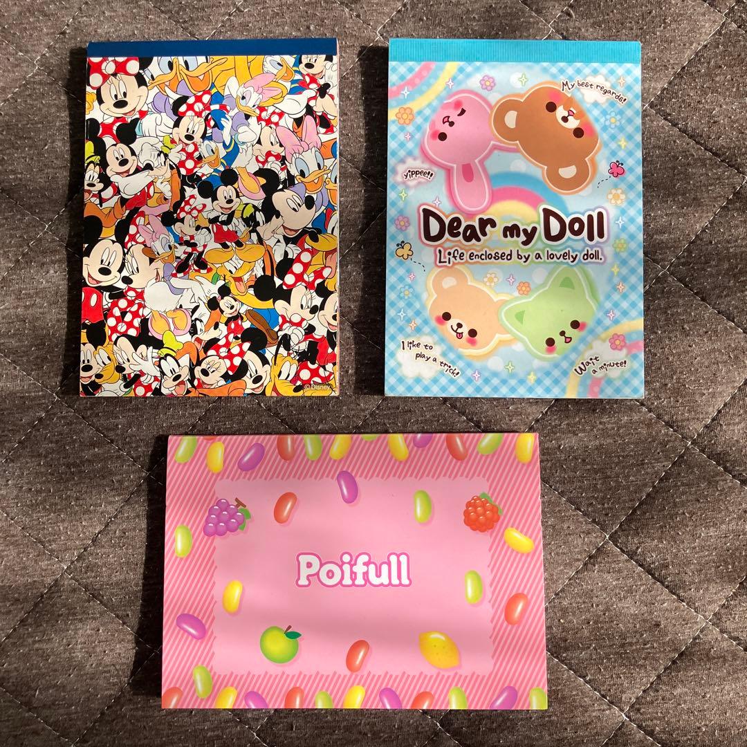 キャラクター メモ用紙セット 3種 - メルカリ