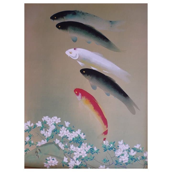 文化勲章受章画伯☆川端 龍子 日本画☆