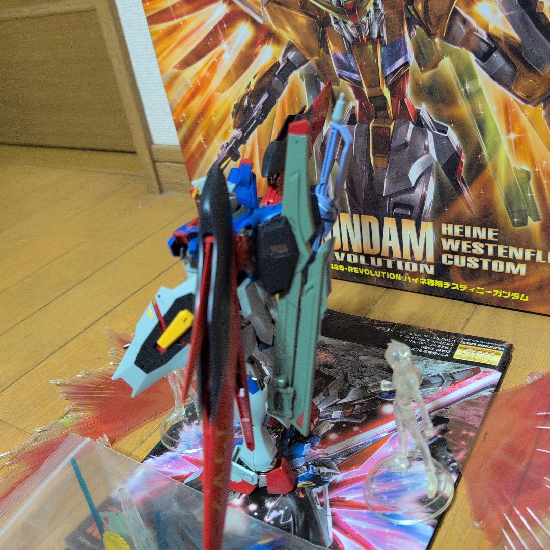 MGデスティニーガンダムハイネ専用機ミキシング＋デスティニーガンダムジャンク