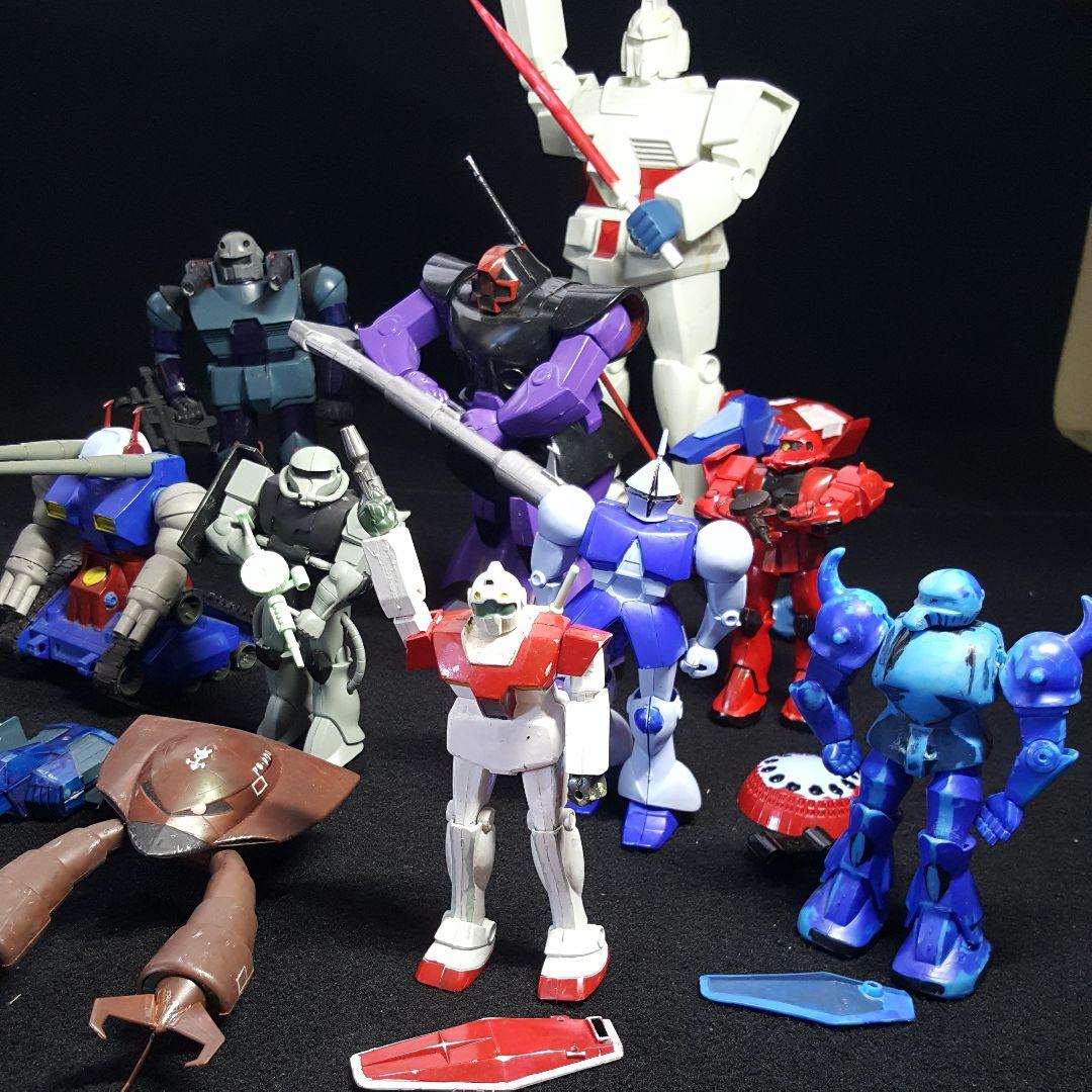 ガンプラ】激レア 初代出版 40年以上前10体 ジャンク品 昭和レトロ 当時