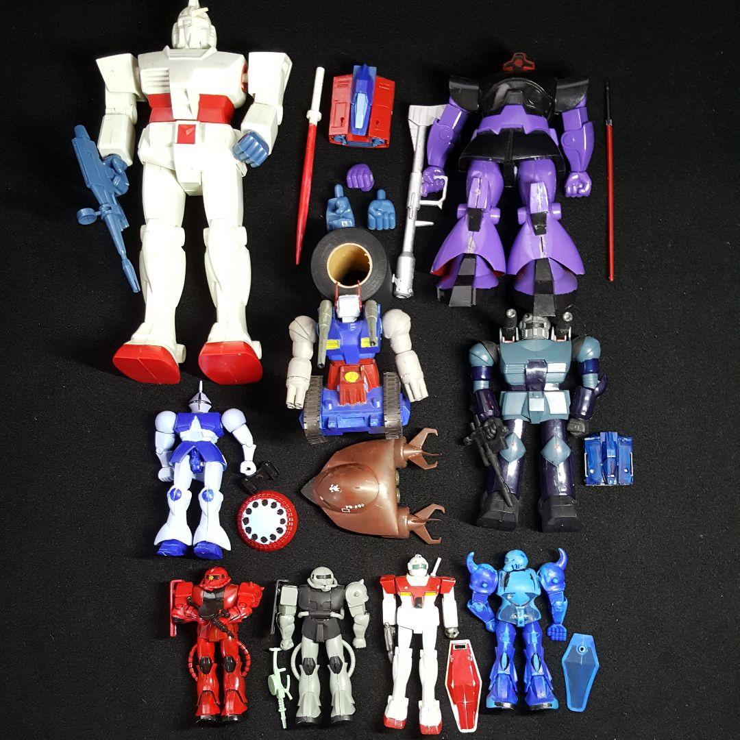 ガンプラ】激レア 初代出版 40年以上前10体 ジャンク品 昭和レトロ 当時