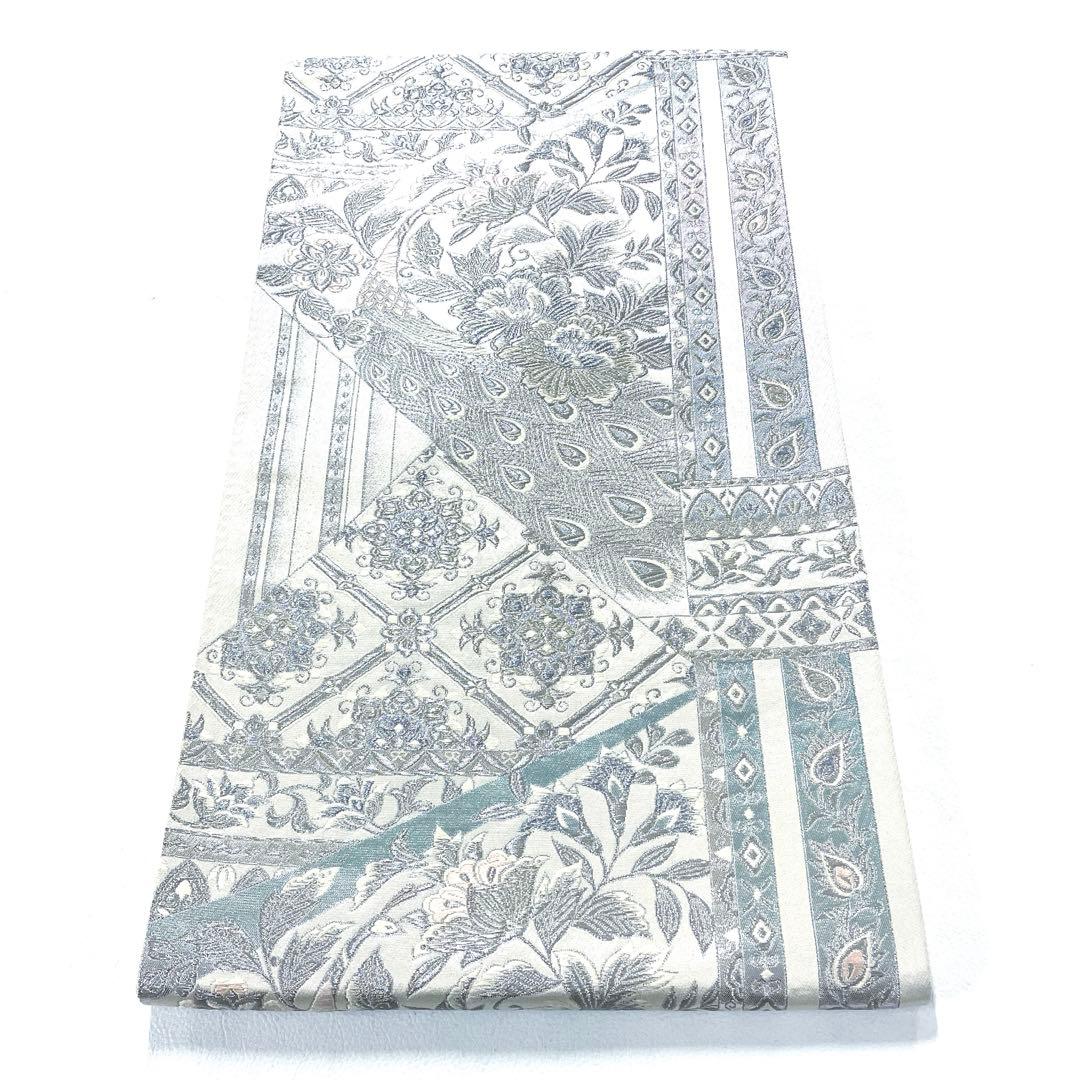 帯6001 ○高級 正絹 煌めきのオパール 六通 袋帯 - メルカリ