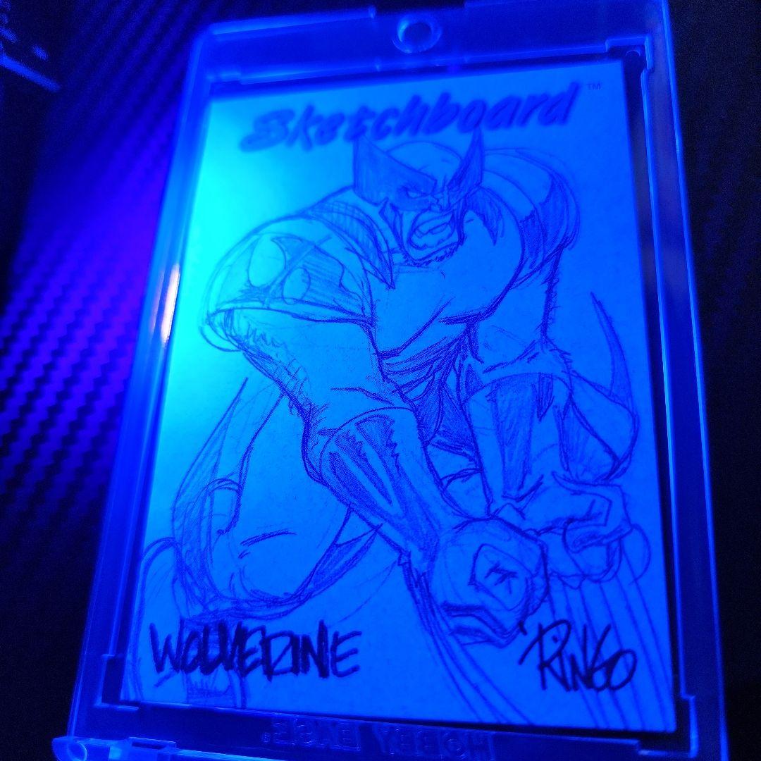 1998 skyBox Sketchboard blue ウルヴァリン 青 - メルカリ