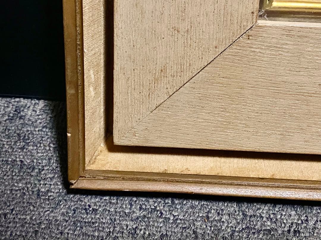 真作保証 岡崎勇次 「オンフルルの漁港」 肉筆油彩4号 フランス オンフルール