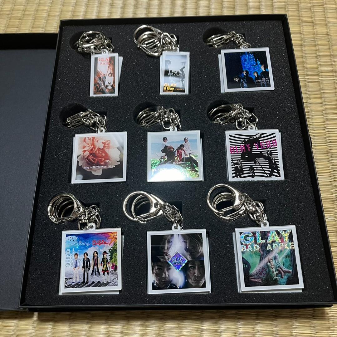GLAY アルバムジャケットキーホルダーコンプリートBOX GLAY シングル