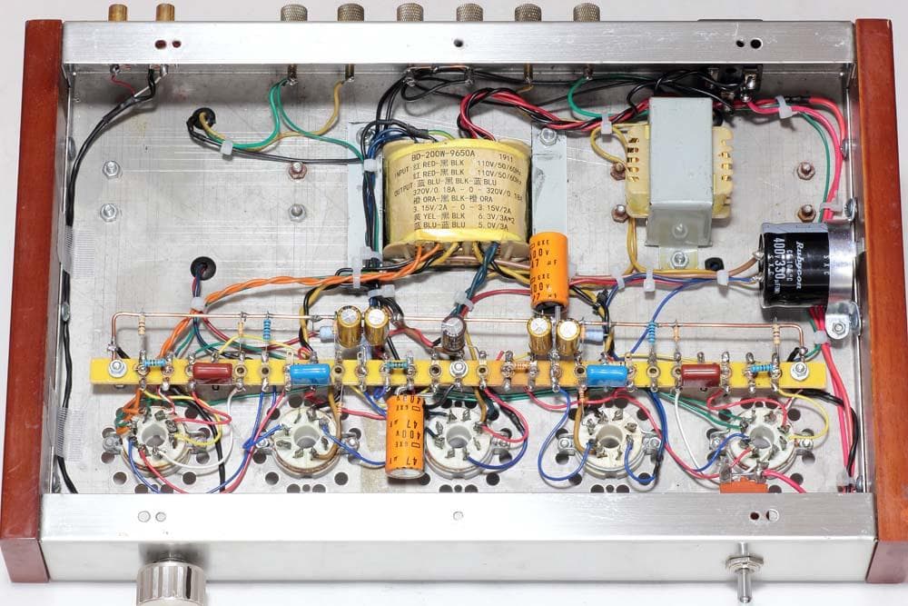 3極パワー管 6CK4 ステレオパワーアンプ 動作品