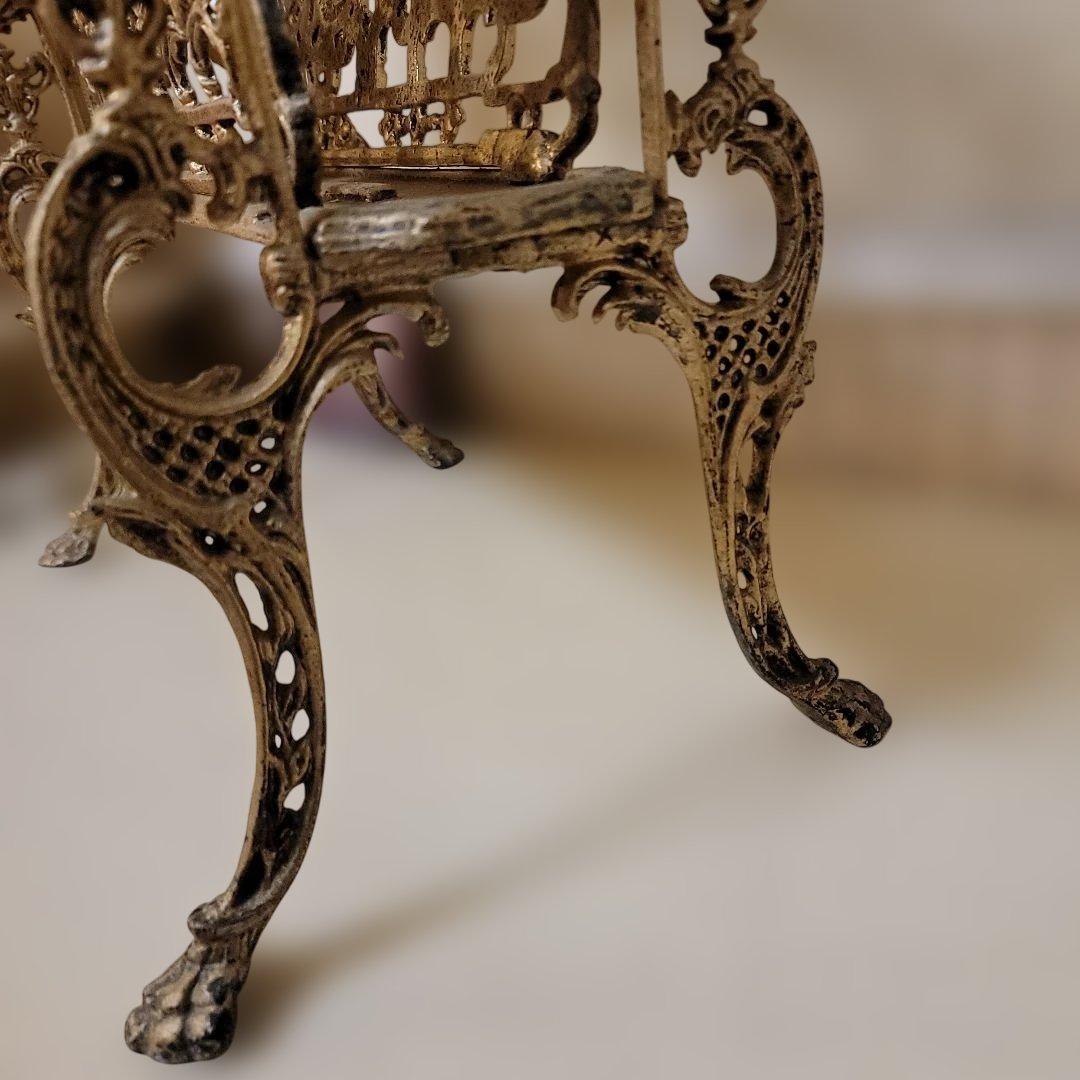 ヴィクトリアンスタイル マガジンラック 物入れ アンティーク仕上げ