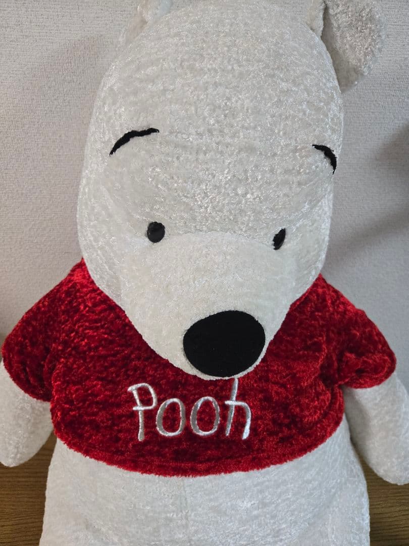 くまのプーさん　巨大ぬいぐるみホワイトプー　最終値下げ