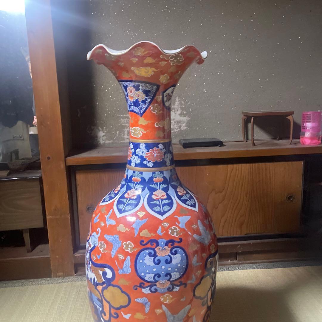 伝統的な日本の陶器花瓶 大型花瓶 Amazon.co.jp: 景徳鎮の