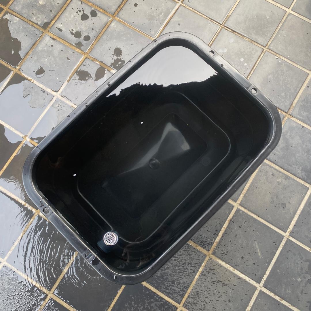 メダカ飼育ケース 36㍑x5個（4色あり） オーバーフロー付 金魚飼育容器