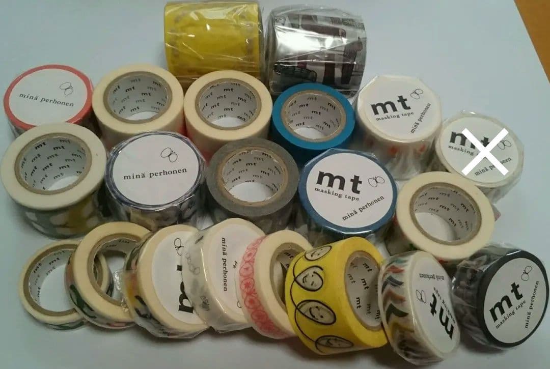 mt☆ミナペルホネン マスキングテープ まとめ売り 廃盤レア 太幅広