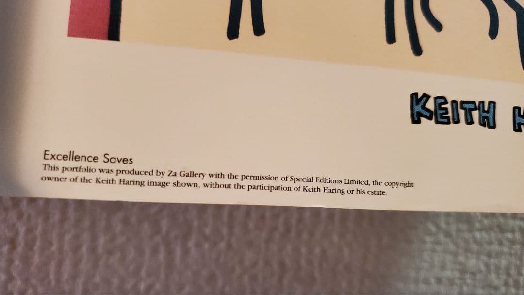 2点セット キースヘリング Keith Haring グラフィックアート 絵画