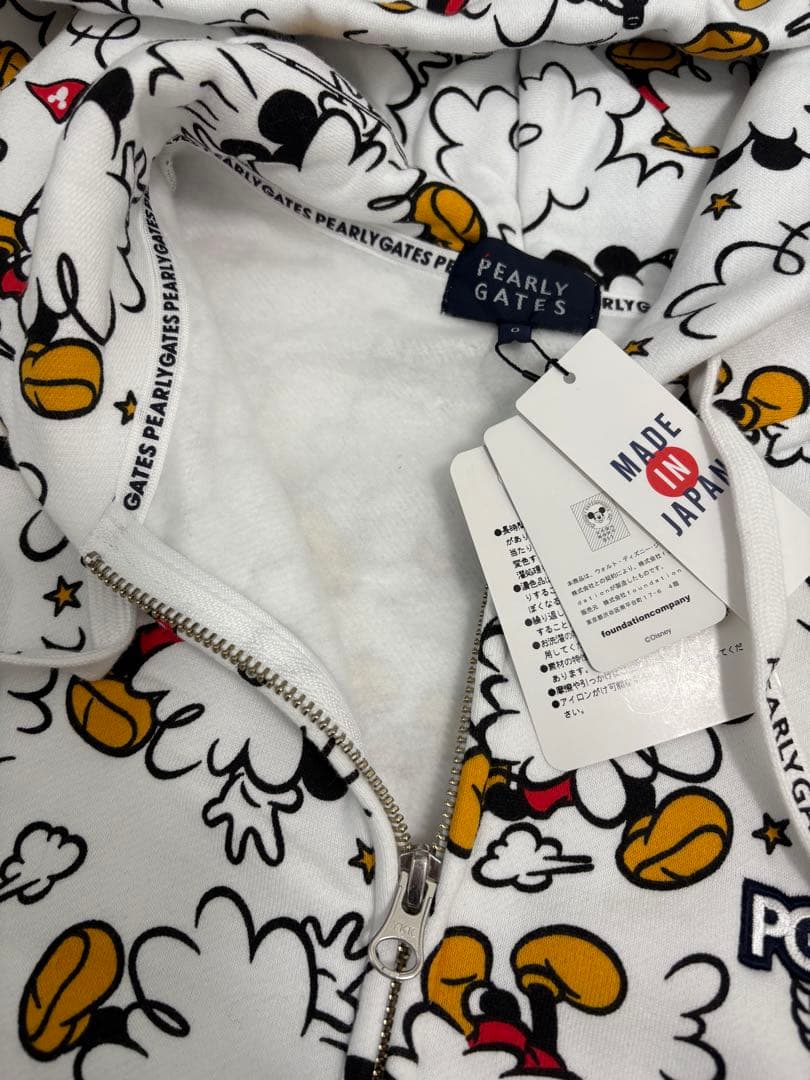 PEARY GATES ミッキー柄フーディ