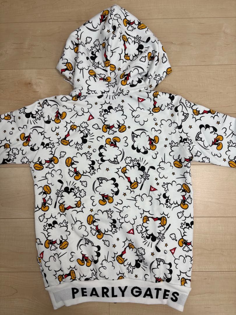 PEARY GATES ミッキー柄フーディ