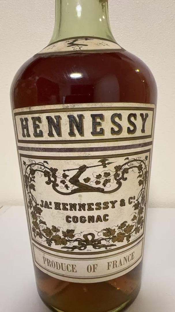 未開栓】ジャズ ヘネシー スリースター ブランデー グリーンボトル 古