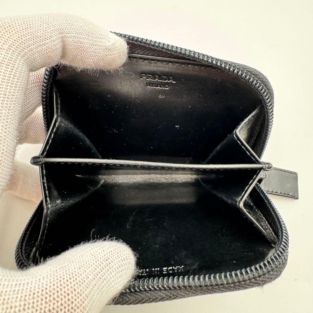 美品✨PRADA プラダ　ケース　ネイビー　キルティング　ナイロン