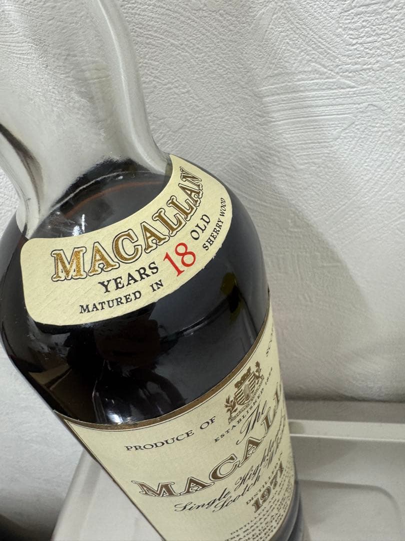 未開栓】ザマッカラン1971オールドボトル18年 スコッチウイスキー750ml