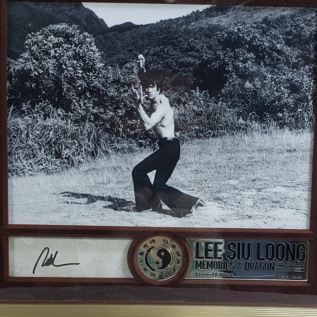 ◇『ブルース・リー 李 小龍 サイン』ブルースリー◇検）死亡遊戯