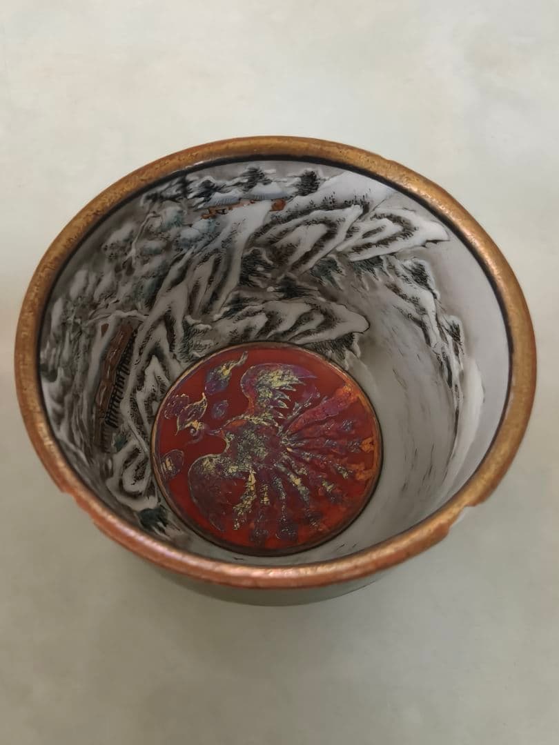 九谷焼古い猪口など 6個セット 鏑木銘有り