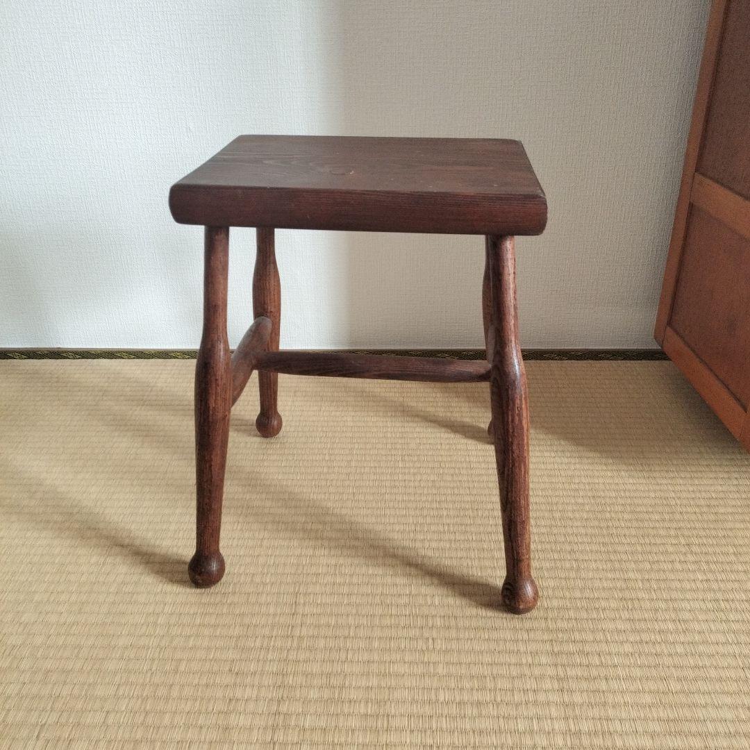 イギリスアンティークスツール　英国アンティーク木製チェア