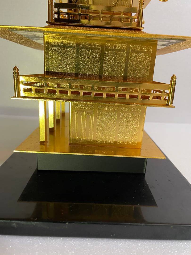 金閣寺風 金属製装飾品 鳳凰付き