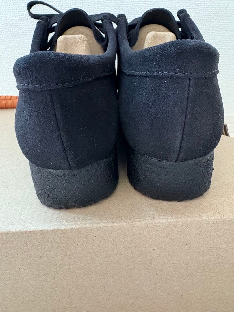 【試着1回のみ】クラークス　ワラビー　黒　UK7