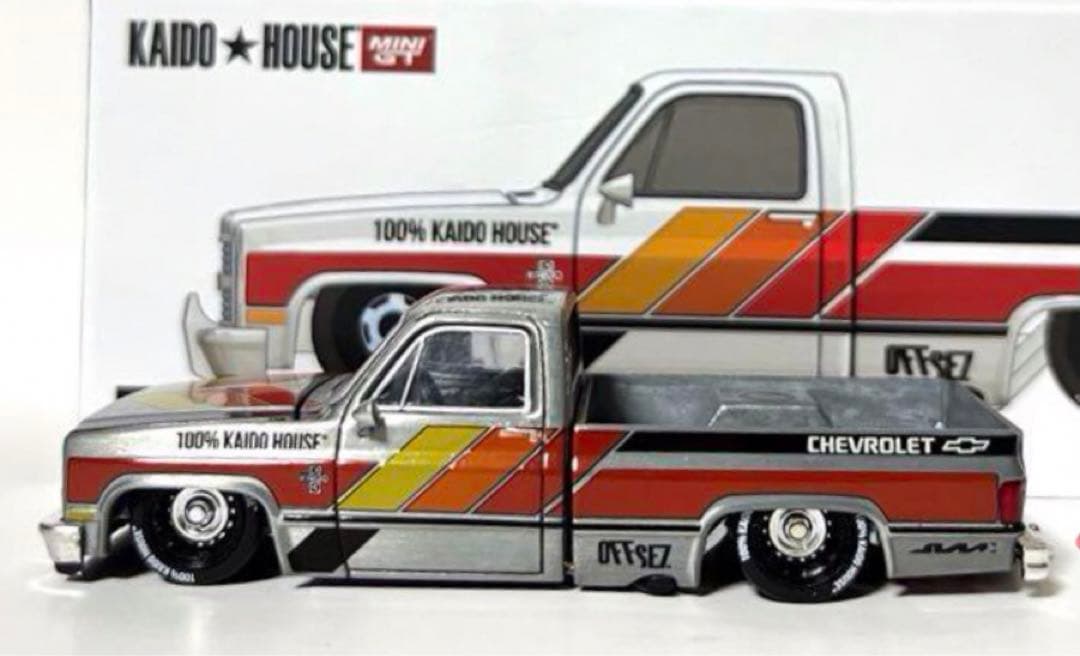 KAIDO HOUSE ミニGT シルバラード V1 街道ワークス チェイスカー