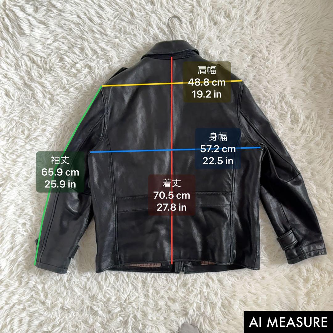 Lサイズ✨ブルックスブラザーズ オールレザージャケット フルジップ