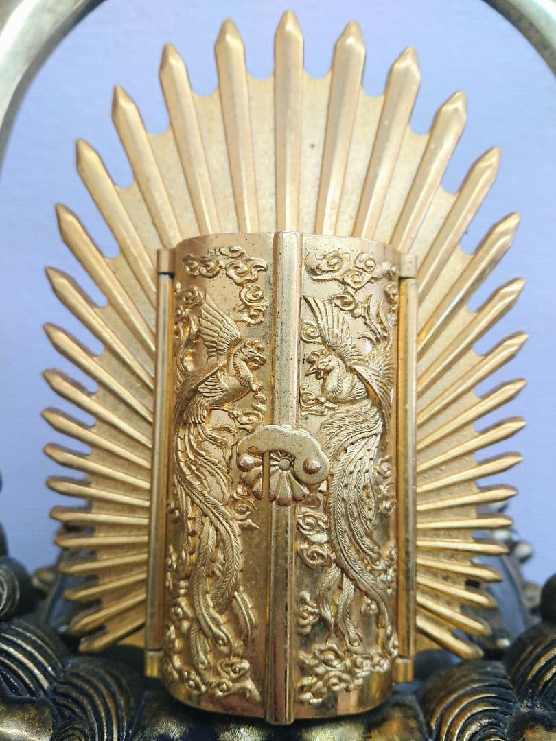 H1 牡丹獅子星兜 兜飾 観音様 Japanese Helmet Kabuto