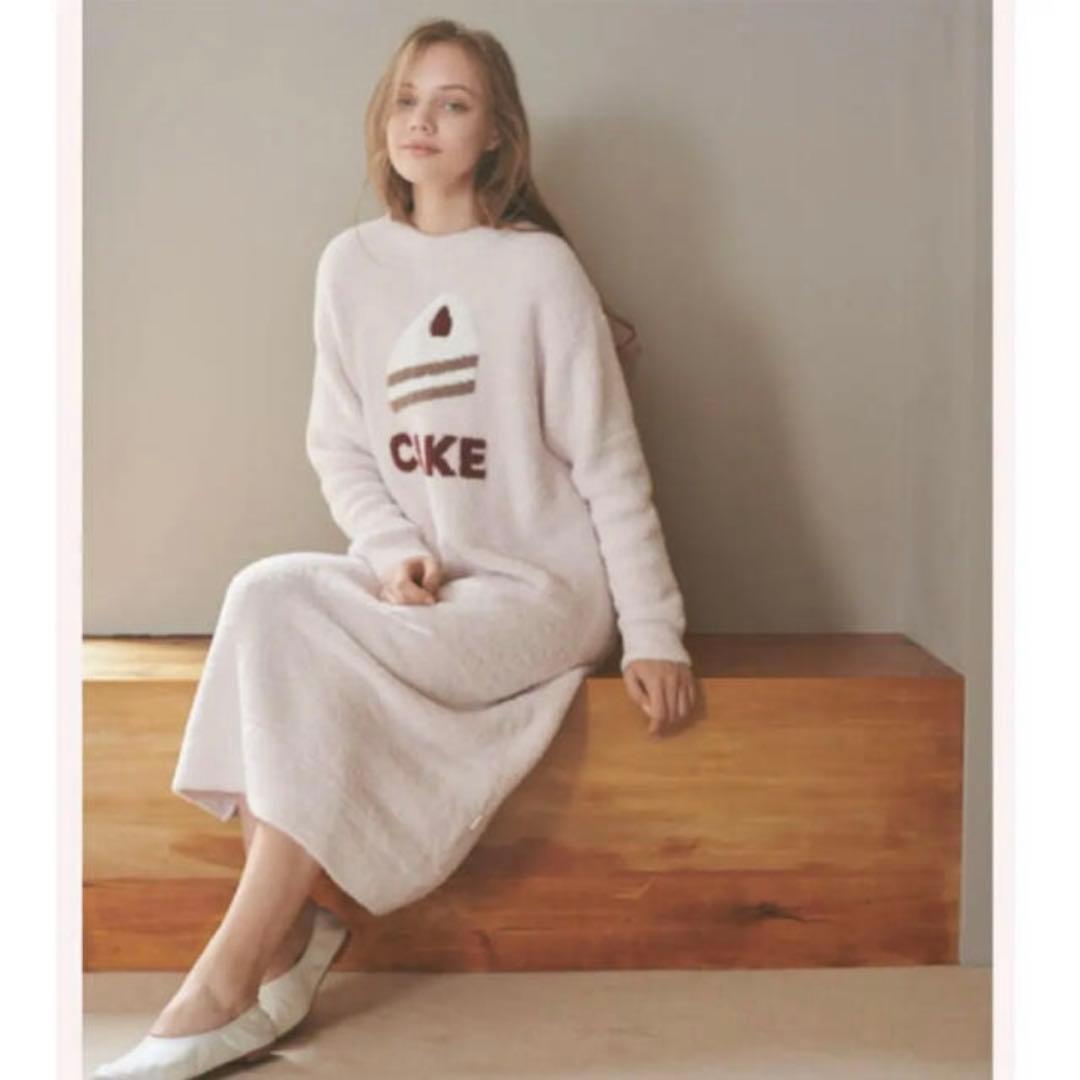 限定値下✨ジェラートピケ　パウダーデザートワンポイントドレス　ルームウェア