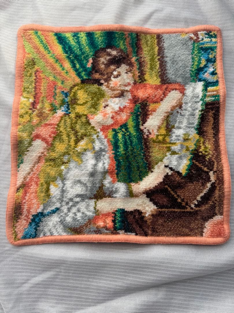 オルセー美術館 印象派展ルノワール フェイラー ハンカチ （縁取り