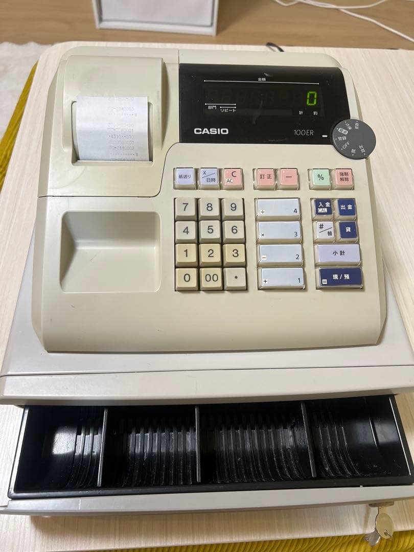 CASIO 100ER レジ機 レジスター - メルカリ