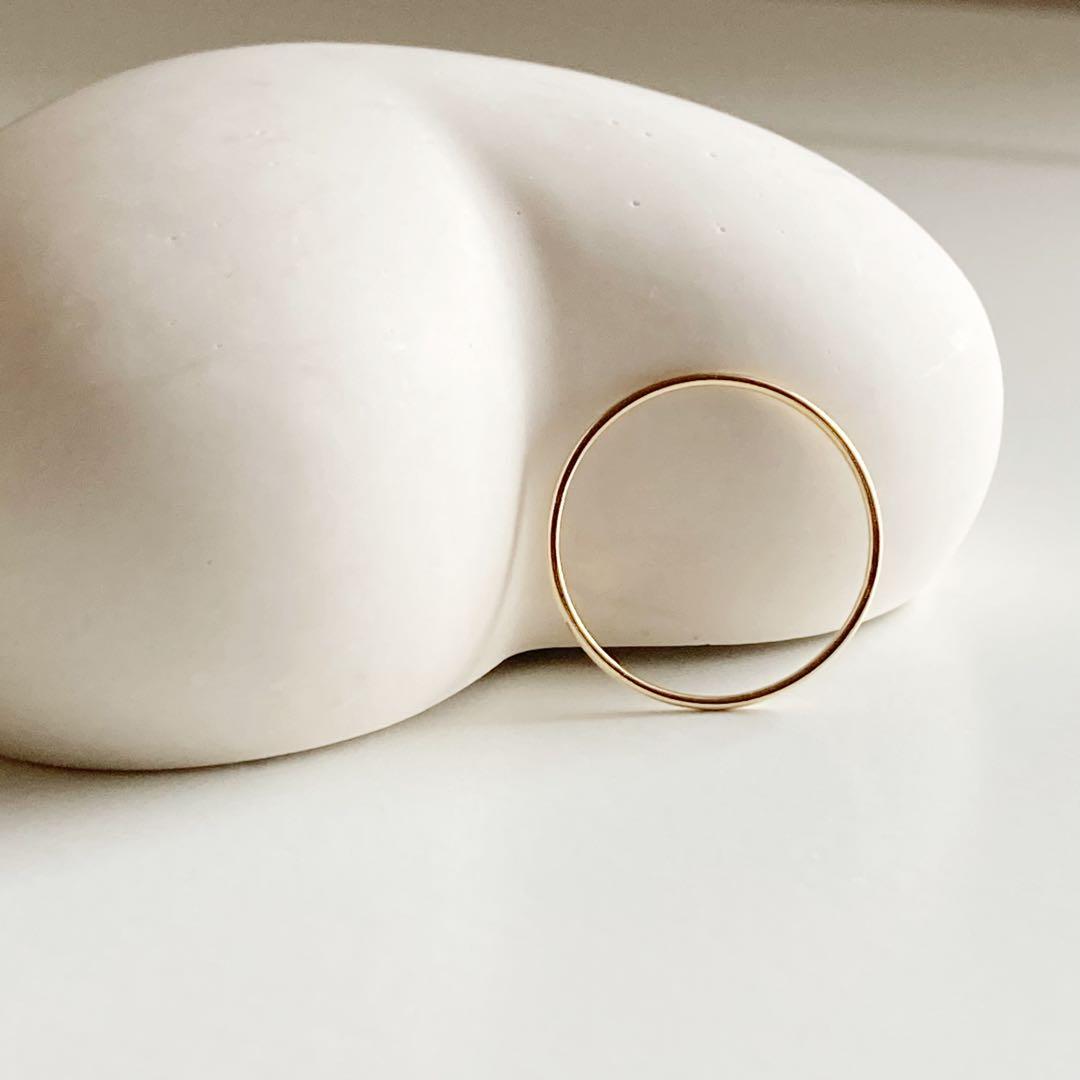 大特価‼️早いもの勝ち 新品 日本製 高品質 18金 K18 リング 15号