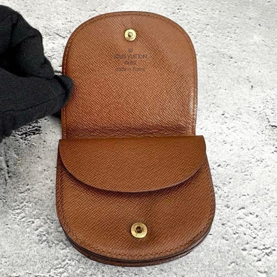 ルイヴィトン モノグラム　小銭入れ　ポルトモネ グセ ケース 　財布